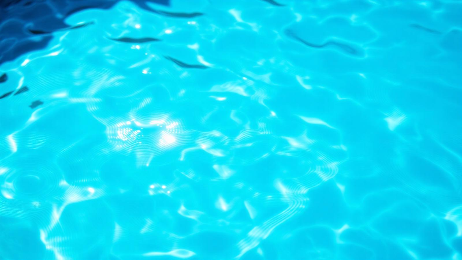 Close-up of balanced pool water